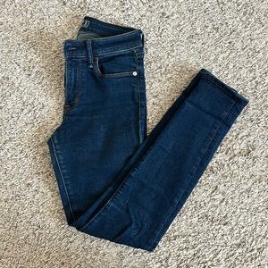 A&F mid rise super skinny jeans